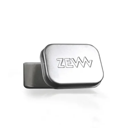 Дорожная мыльница алюминиевая ZEW— компактный контейнер для мыла в путешествие