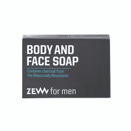 Мыло 2 в 1 для лица и тела с древесным углем ZEW for men