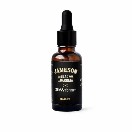 Масло для бороды Jameson Black Barrel x ZEW for men на белом фоне