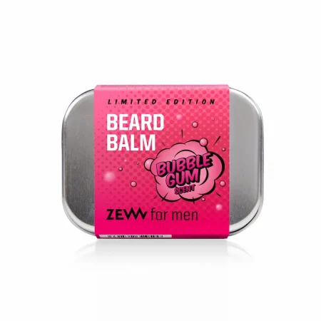 Бальзам для бороды Bubble Gum ZEW for men в упаковке 80 мл на белом фоне